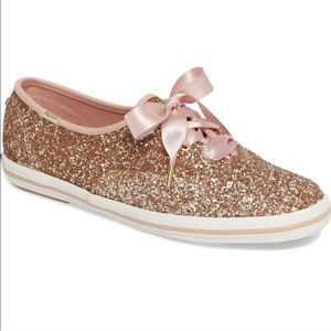 keds x kate spade new york glitter sneakers 7.5